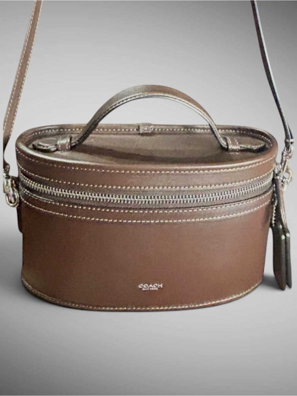 Coach Trail Bag Maple Glovetanned Leather Crossbody CBG93 NWT
